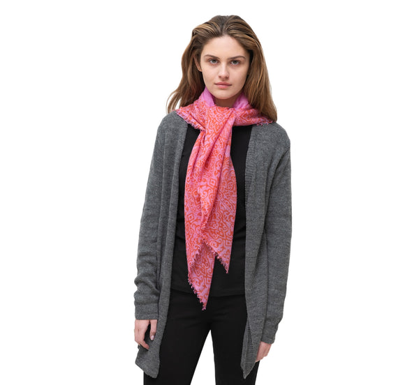 Cashmere Whisper Paisley Poet Square Scarf– Meg Cohen Design